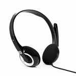 BigPassport Pro-Boom 189 USB Over-Ear Headset with Noise Cancelling Mic (Black/Silver)