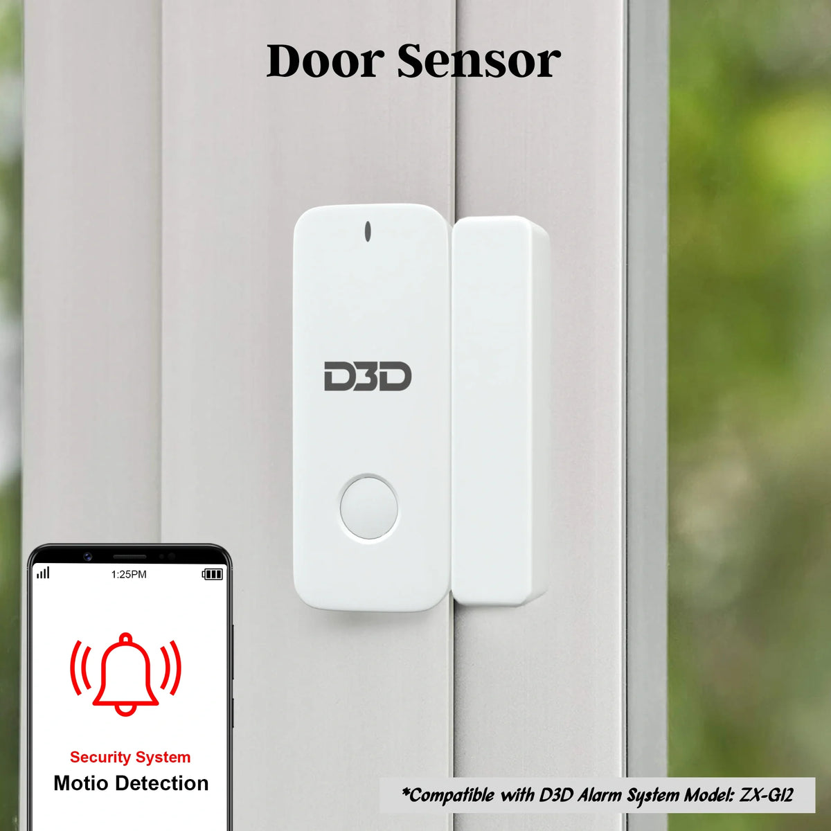Complete D3D smart home security alarm system with control panel, sensors, remotes, and RFID tags