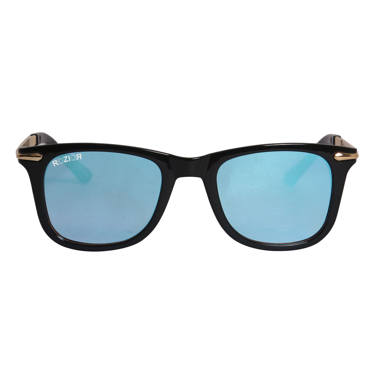 Angled view of ROZIOR lightweight UV400 sunglasses for kids with comfortable fit