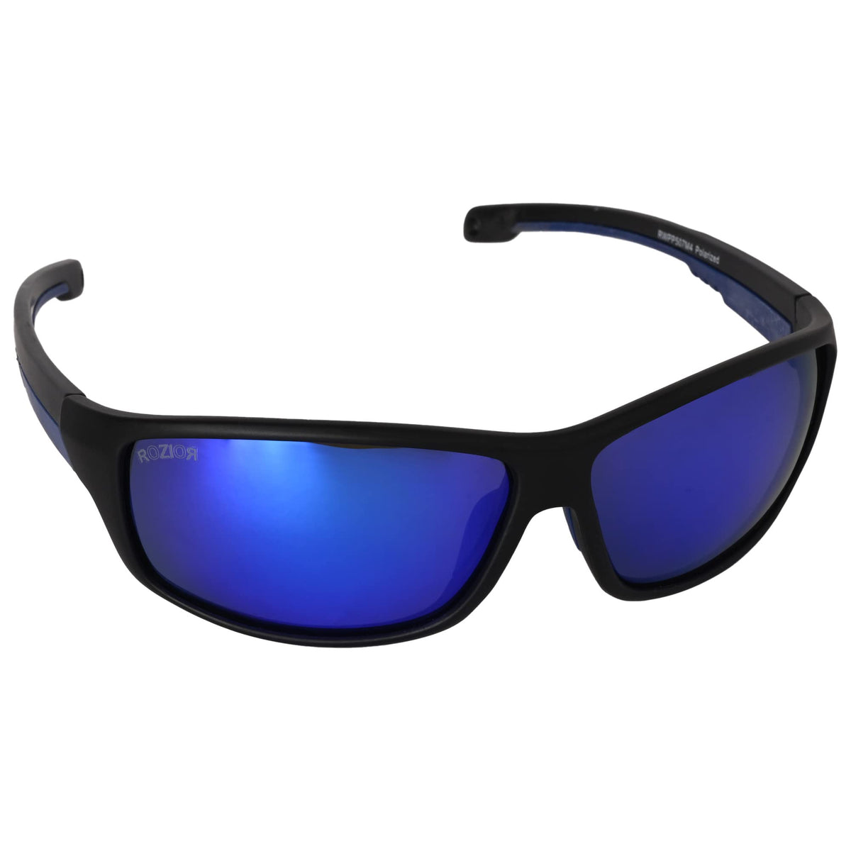 Lightweight ROZIOR polarized sunglasses with blue mirror lenses for comfortable everyday wear