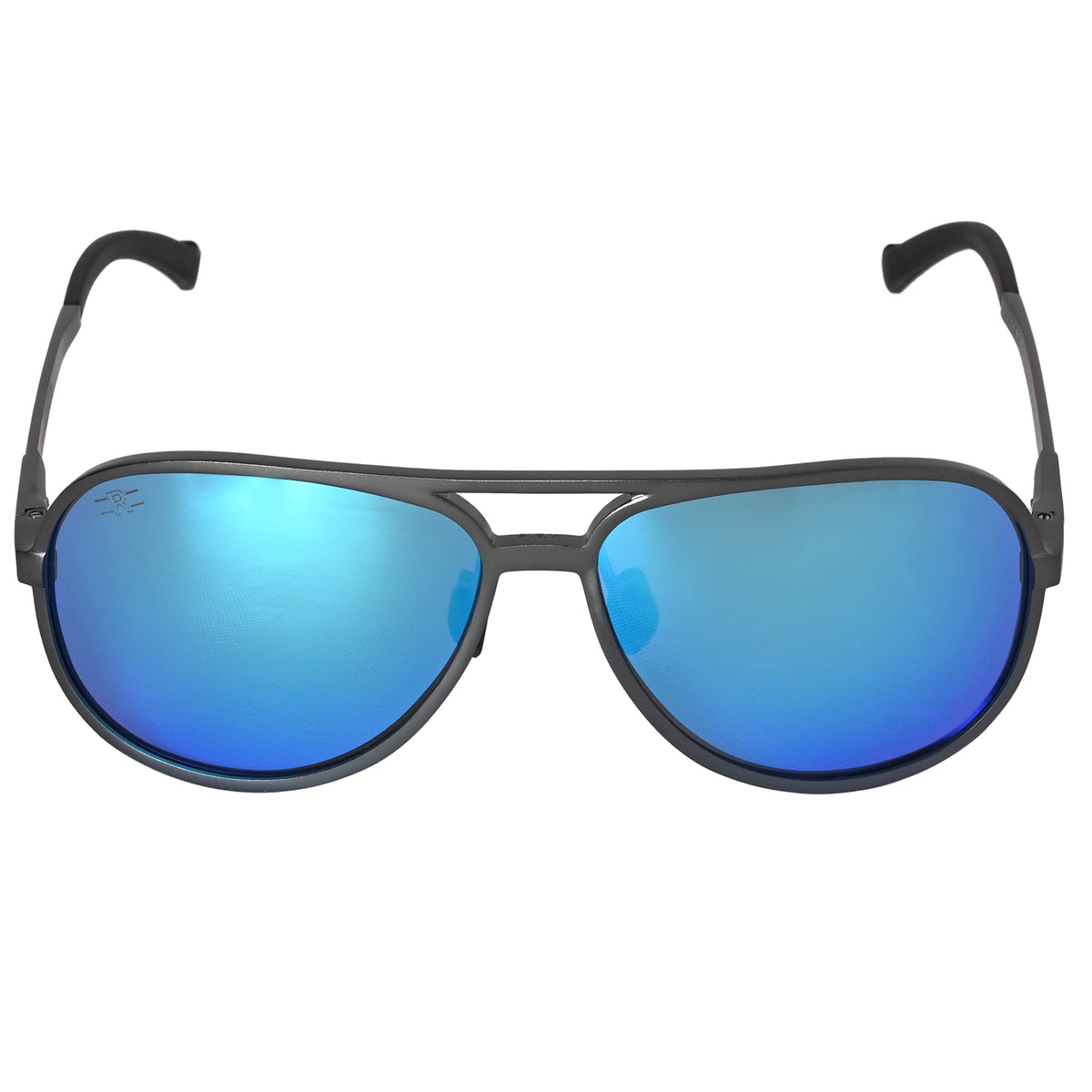 Angled view of ROZIOR polarized sunglasses with stylish premium frame