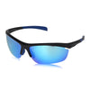 ROZIOR® Polarized UV Protection Sunglasses for Men & Women | Ice Blue Lens | Black Frame