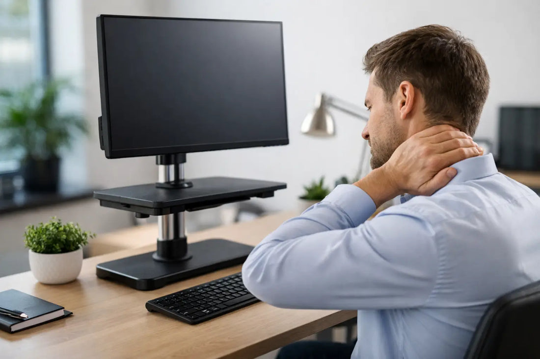 A Monitor Stand for Neck Pain That Works