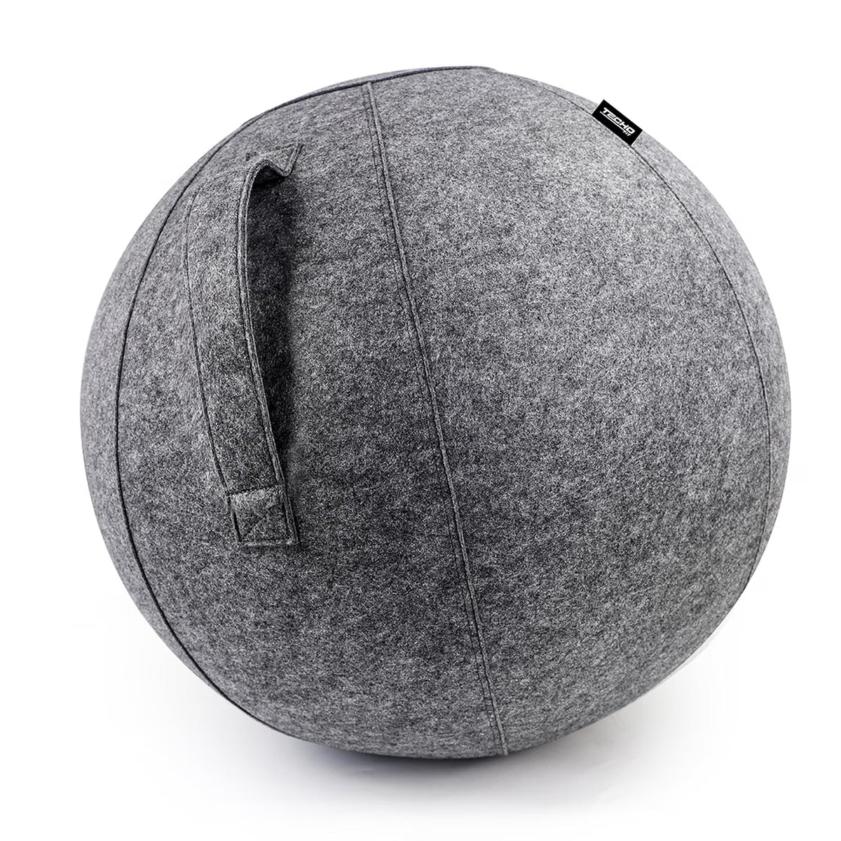 TechoFit Protective Fabric Yoga & Fitness Ball Cover 65cm Exercise Ball Cover- Grey
