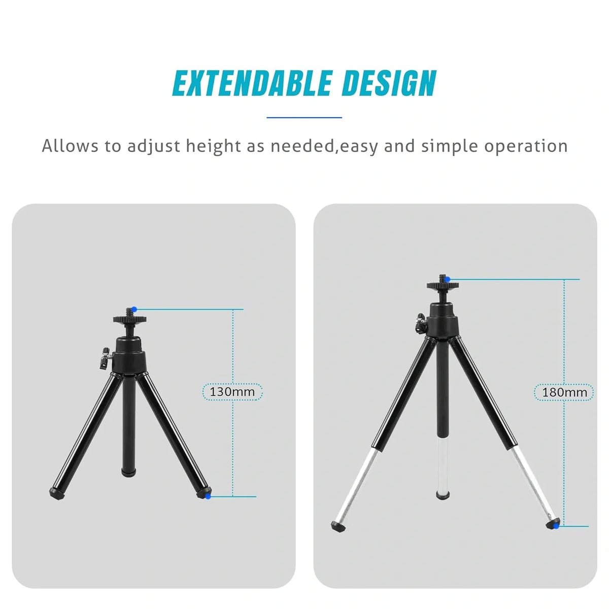 BigPassport Tripod N1 Mini Tripod Stand for Webcam & Smartphone