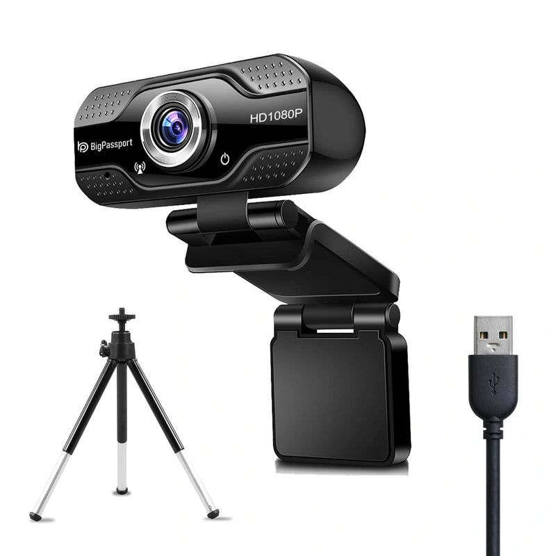 BigPassport Pro-Cam HD220 1080P Full HD USB Webcam with Mic