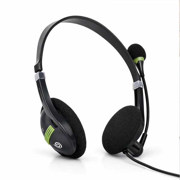 BigPassport Pro-Tech 440 USB Wired Headset with Noise Cancelling Mic - Black