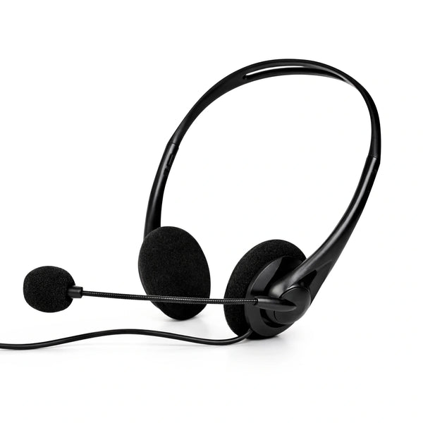 BigPassport Pro-Tech 491 USB wired headset with noise cancelling microphone in black color
