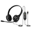 BigPassport Pro-Tech 630 Lightweight USB Headset with Noise Cancelling Mic - Black
