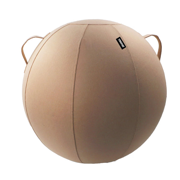TechoFit Protective Fabric Yoga & Fitness Ball Cover 65cm Exercise Ball Cover- Brown