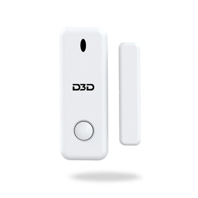 D3D Wireless Door & Window Sensor | 433MHz RF Magnetic Contact Sensor for ZX-G12 Home Security Alarm System