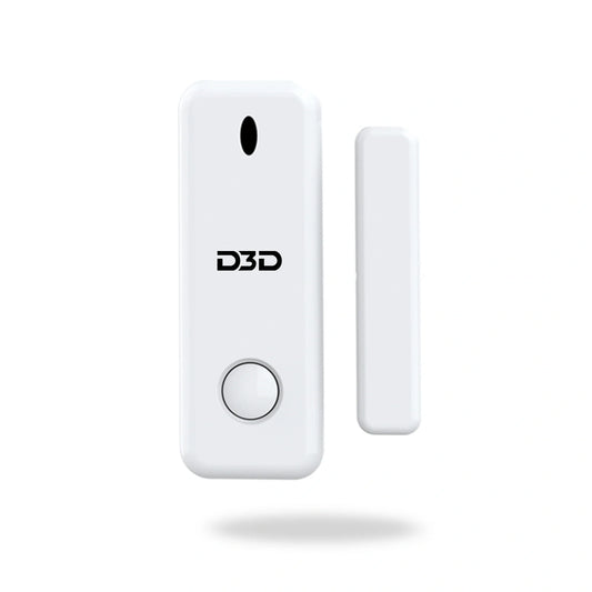 D3D 433MHz wireless door and window magnetic contact sensor compatible with ZX-G12 home security alarm system