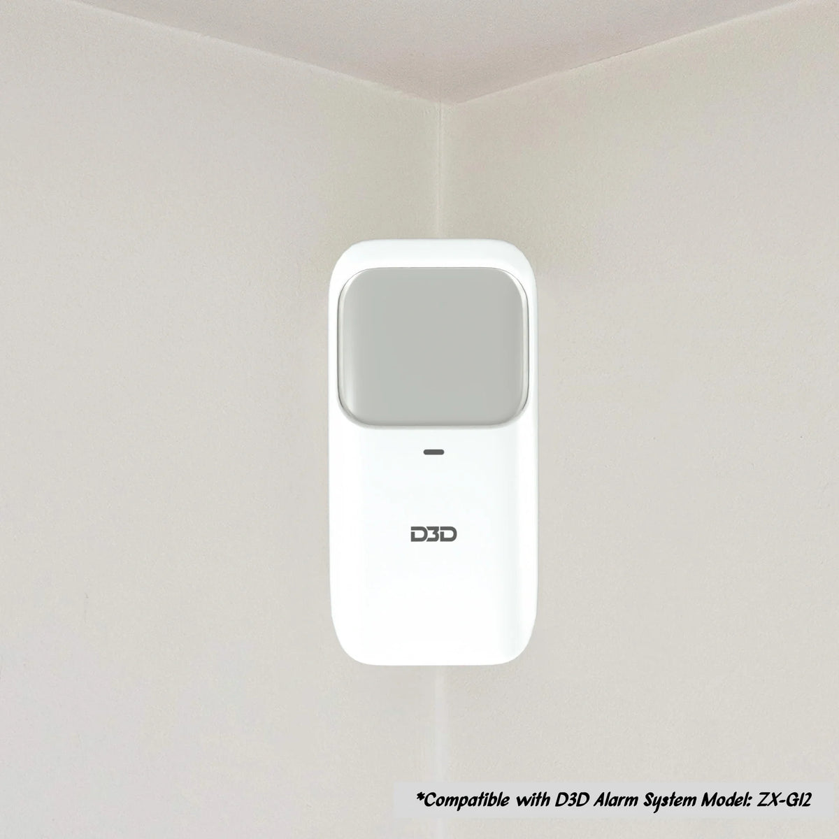 D3D ZX-G12 alarm kit featuring PIR motion sensor and magnetic door sensor for intruder detection