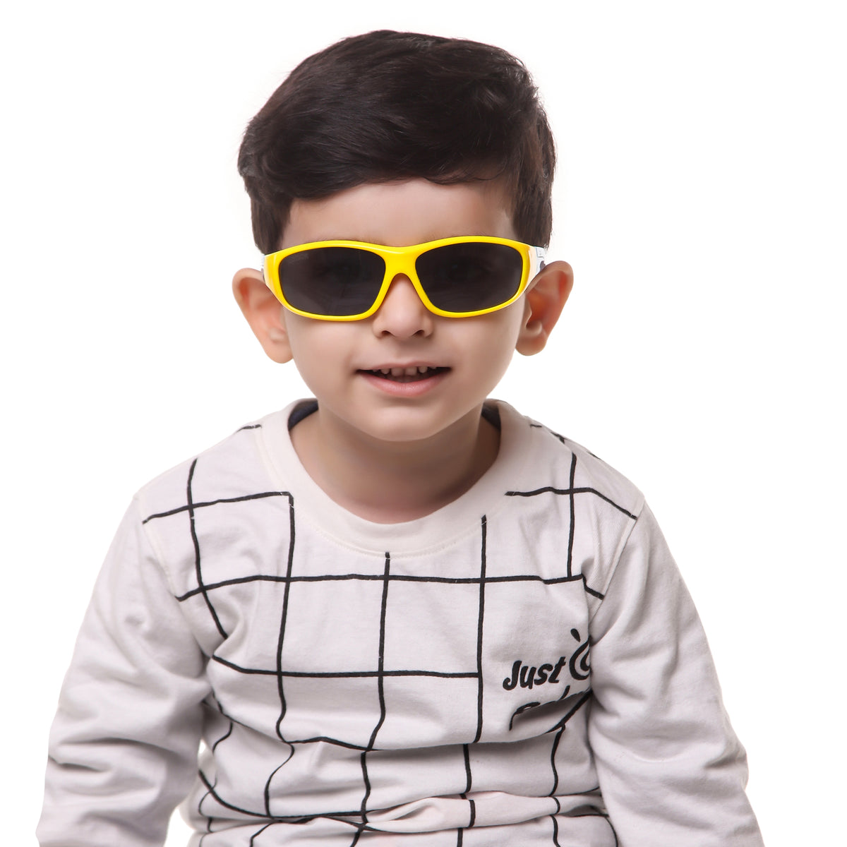 Close-up of ROZIOR children's sports eyewear with lightweight frame and UV protection