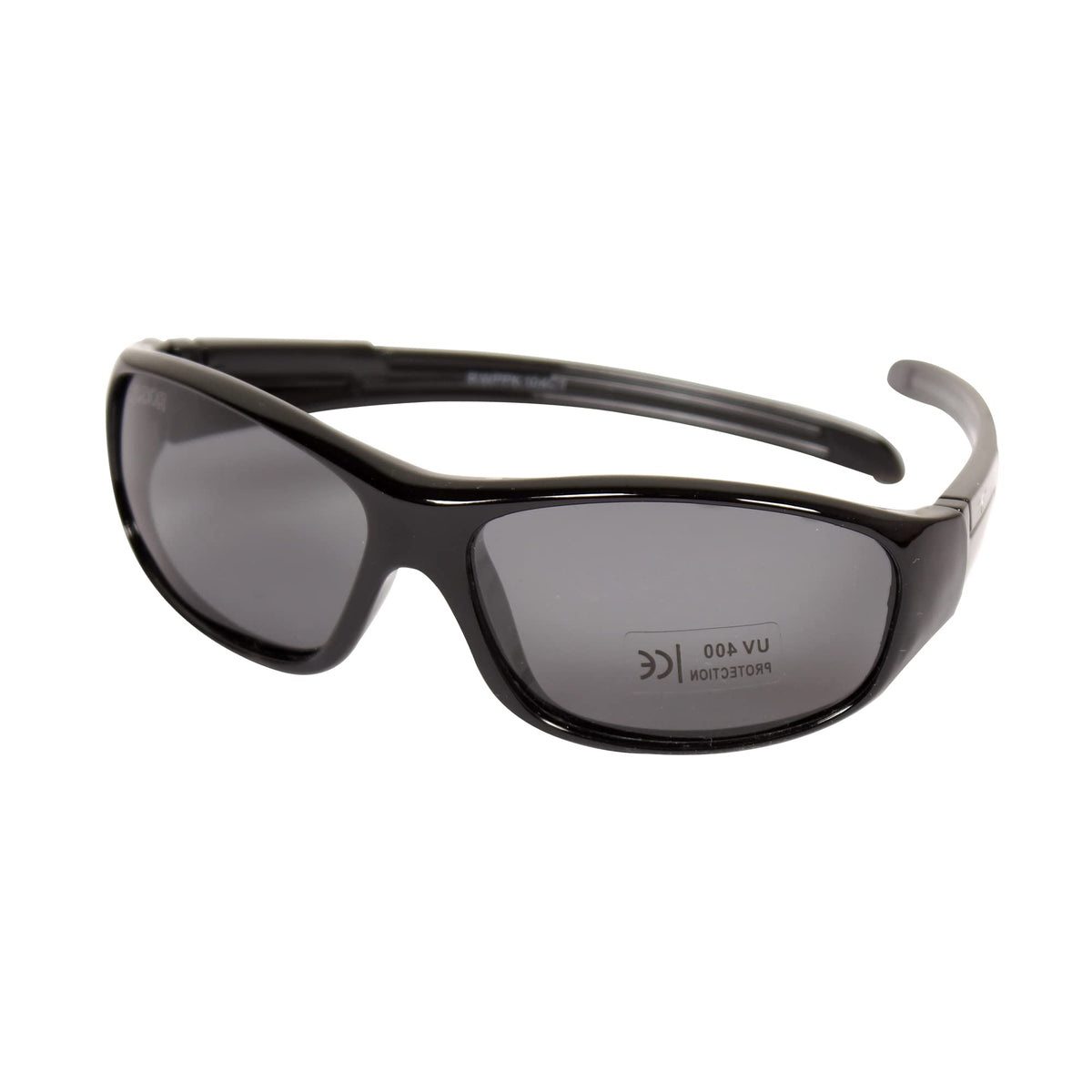 Side profile of ROZIOR kids UV400 sunglasses with a comfortable lightweight frame for boys and girls