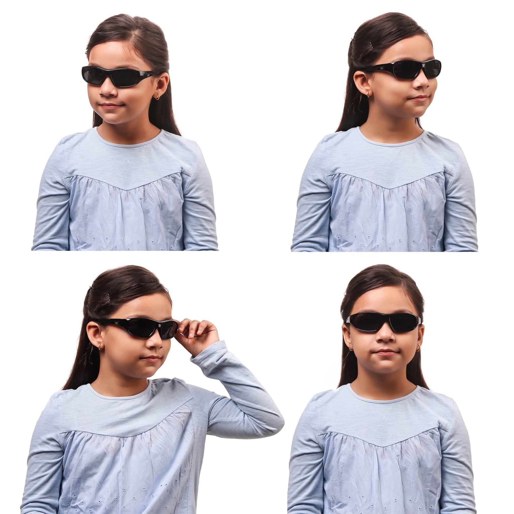 Stylish ROZIOR kids UV400 sunglasses for boys and girls ideal for outdoor play, travel, and everyday wear