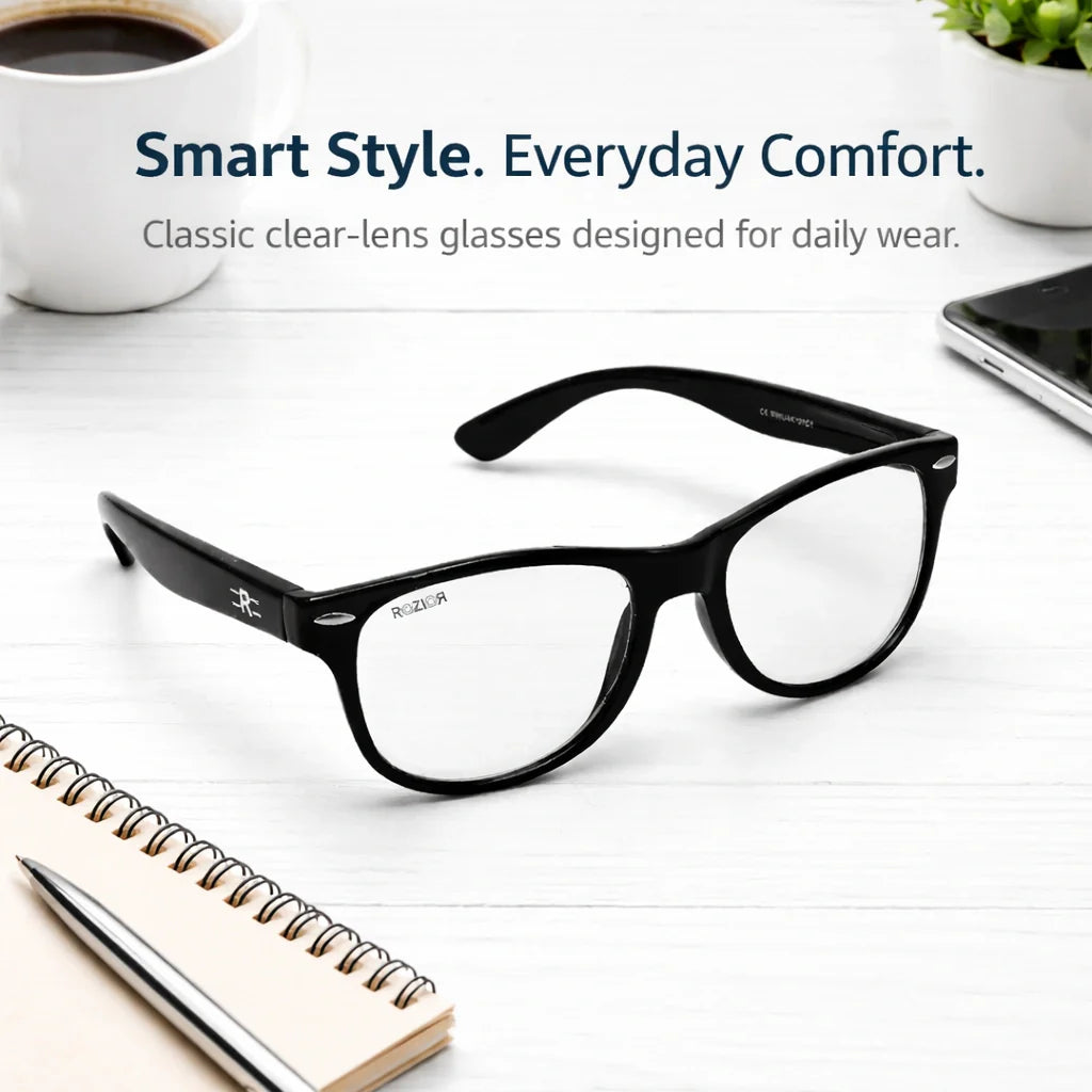 Kids screen protection glasses with blue light filter for comfortable learning, gaming and daily screen time.