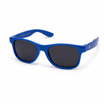 ROZIOR Kids Wayfarer Sunglasses for Boys & Girls (4–12 Years) | UV Protection | Blue Frame | Black Lens