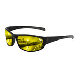 ROZIOR® Night Driving Glasses Fit Over Prescription Glasses for Men & Women | Anti-Glare HD Yellow Lens for Car, Bike & Cycling