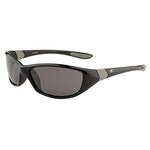 ROZIOR® Men & Women Polarized UV400 Sunglasses | Black Frame | Smoke Lens
