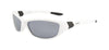 ROZIOR® Men & Women Polarized UV400 Sunglasses | White Frame | Silver Mirror Lens | Pack of 1