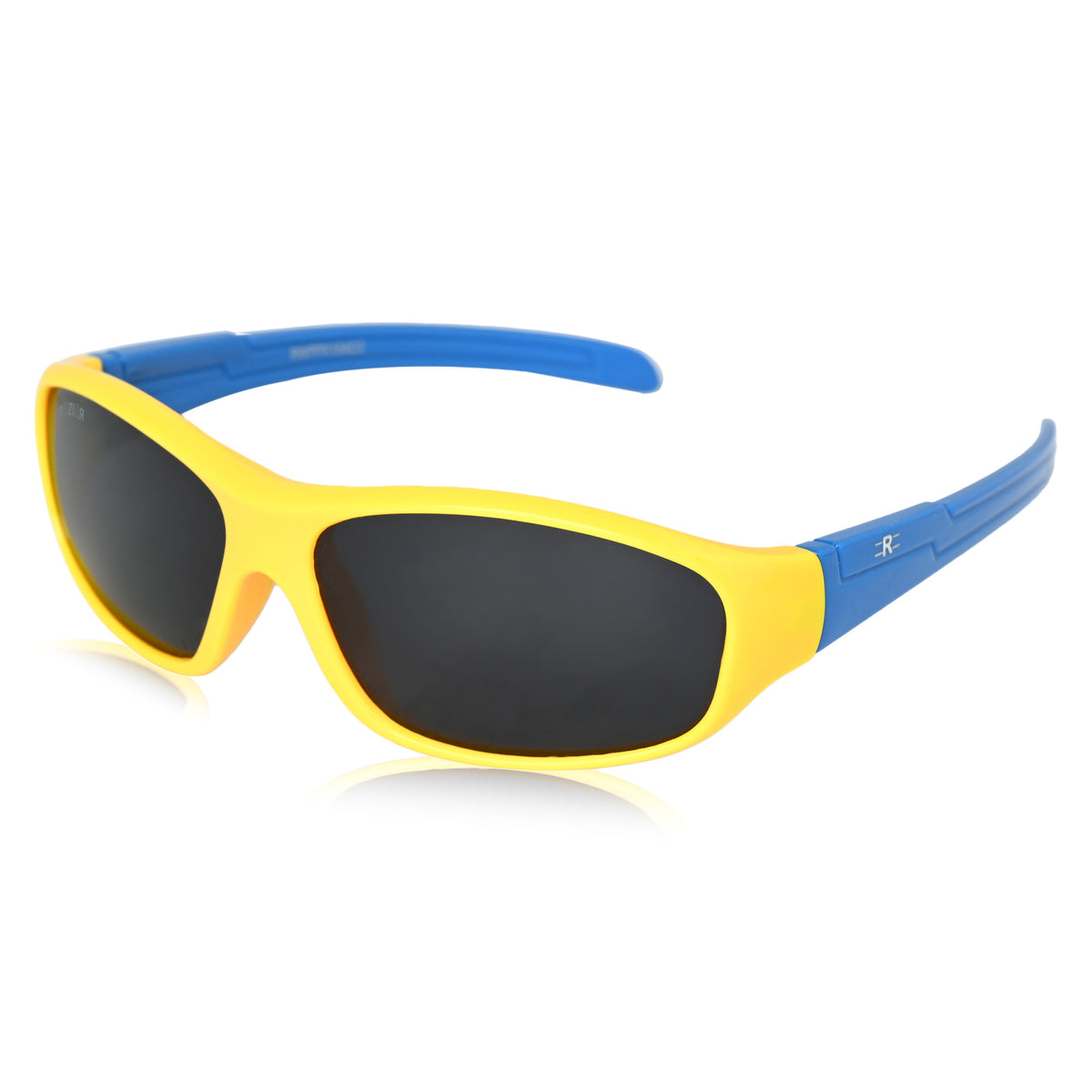 Front view of ROZIOR UV protection kids sunglasses for boys and girls aged 4–12 years